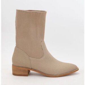 CCOCCI Women's Beige Heeled Boots